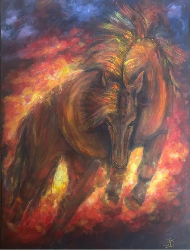 Czas Wspólny Niedokonany – Olej na płótnie 60/80