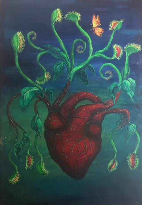 Kwiat Paproci – Olej na płótnie 70/100