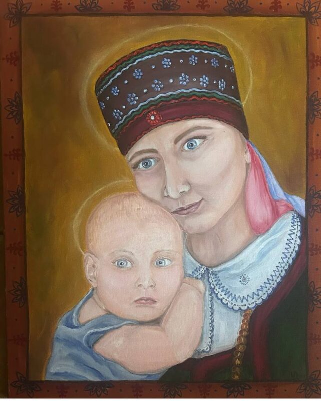 Madonna Kurpiowska – Olej na płótnie 40/50