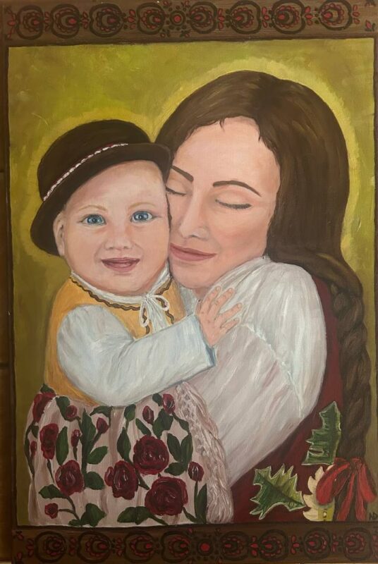 Madonna Podhalańska – Olej na płótnie 40/60
