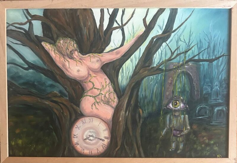 Zaćmienie Czasu – Olej na płótnie 40/60