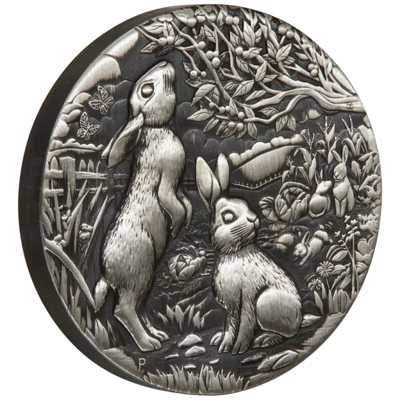 Lunar III – Rok Kólika 2023 – 2 oz  Antique Finish