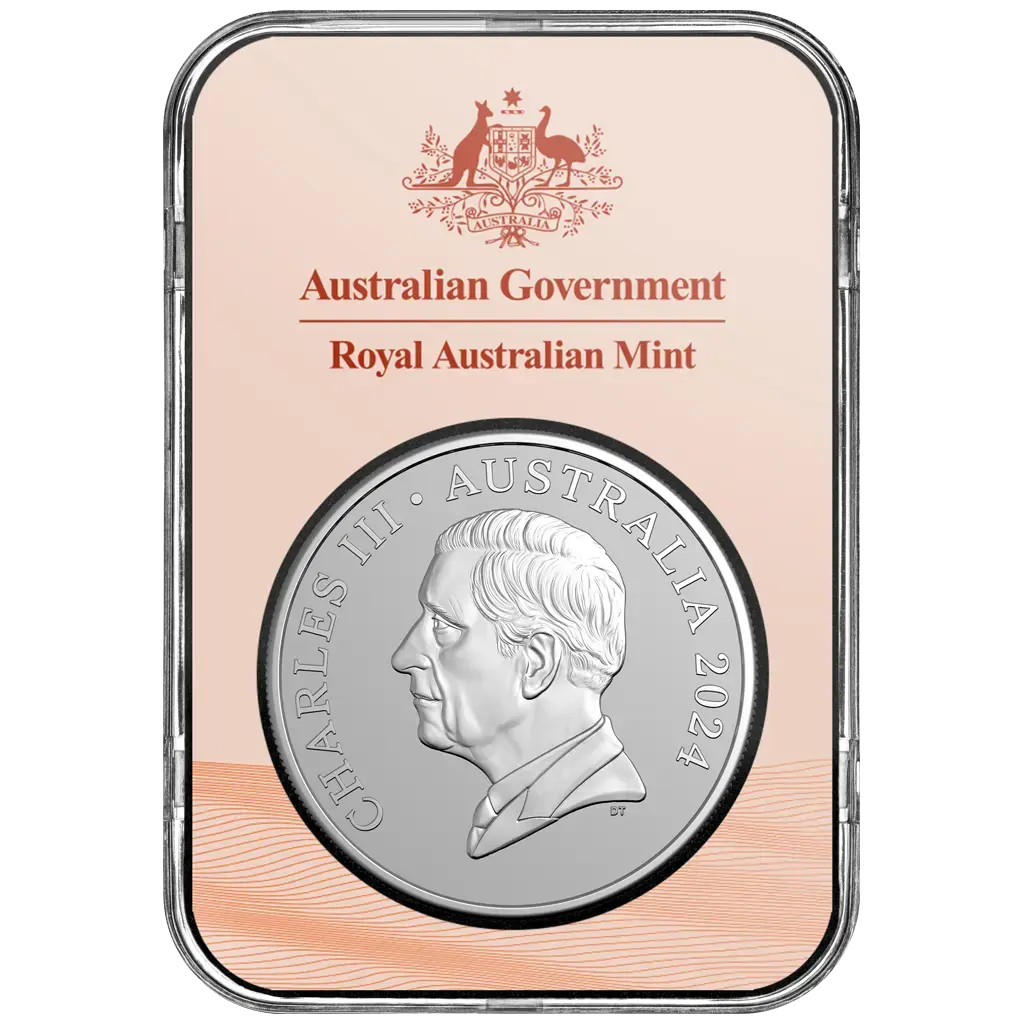 Desert Life – Kangaroo 2024 1 uncja srebra - obrazek 2