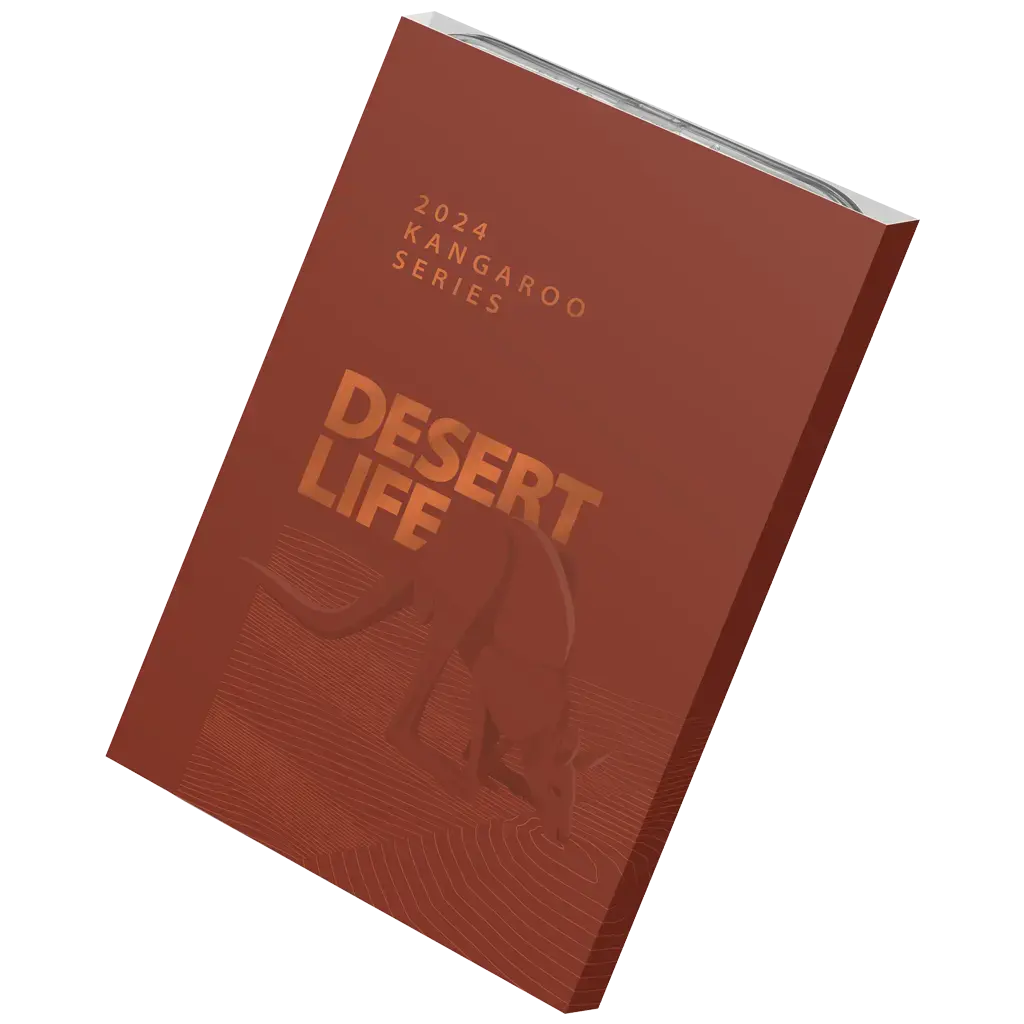 Desert Life – Kangaroo 2024 1 uncja srebra - obrazek 5