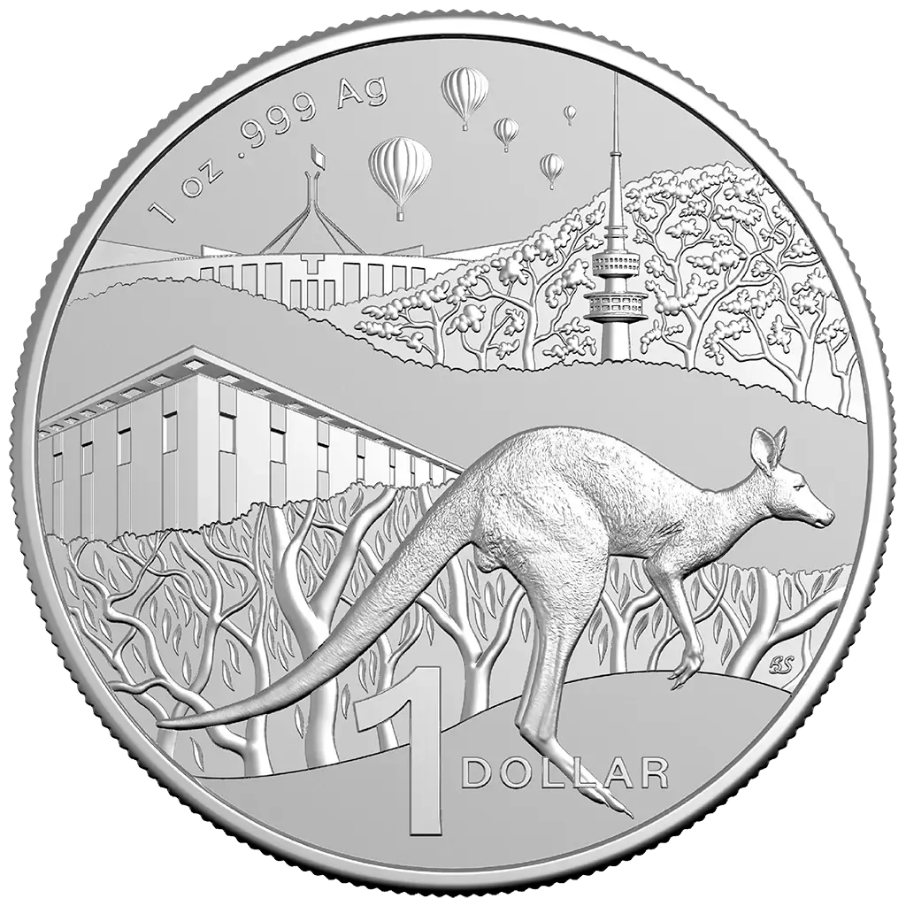 Kangur/Kangaroo Series - Bush Capital 2025 1 uncja srebra - obrazek 3