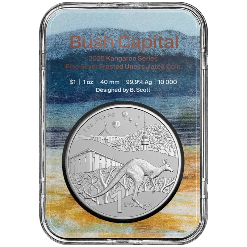 Kangur/Kangaroo Series – Bush Capital 2025 1 uncja srebra