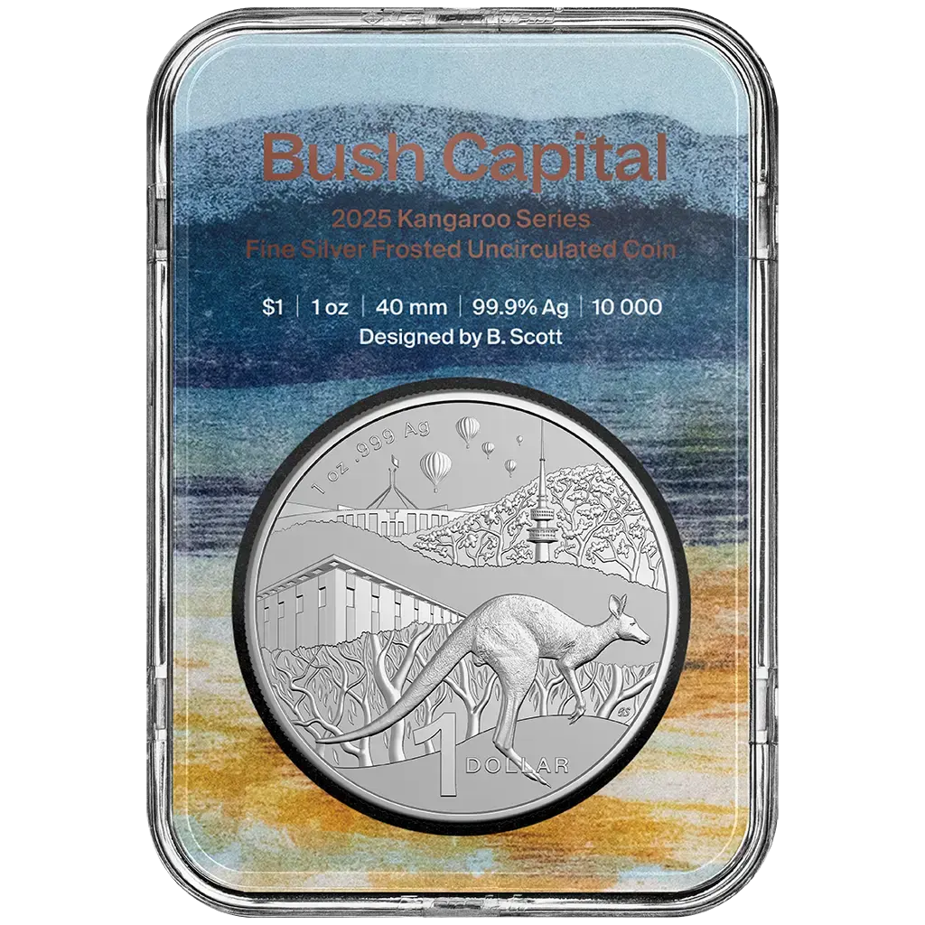Kangur/Kangaroo Series - Bush Capital 2025 1 uncja srebra