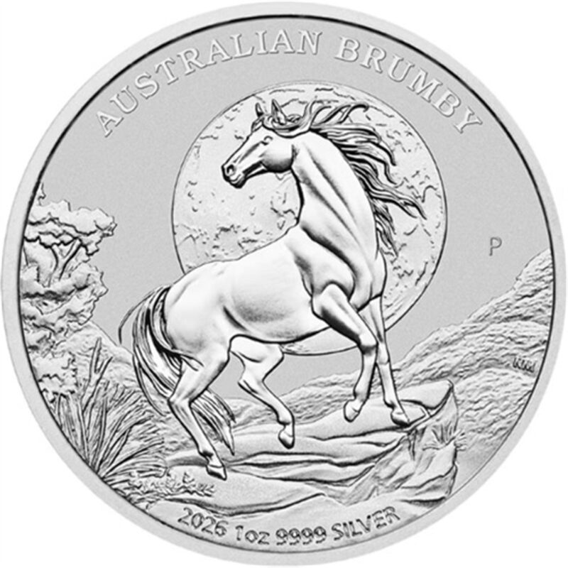 Brumby 2026 1 oz srebrna moneta