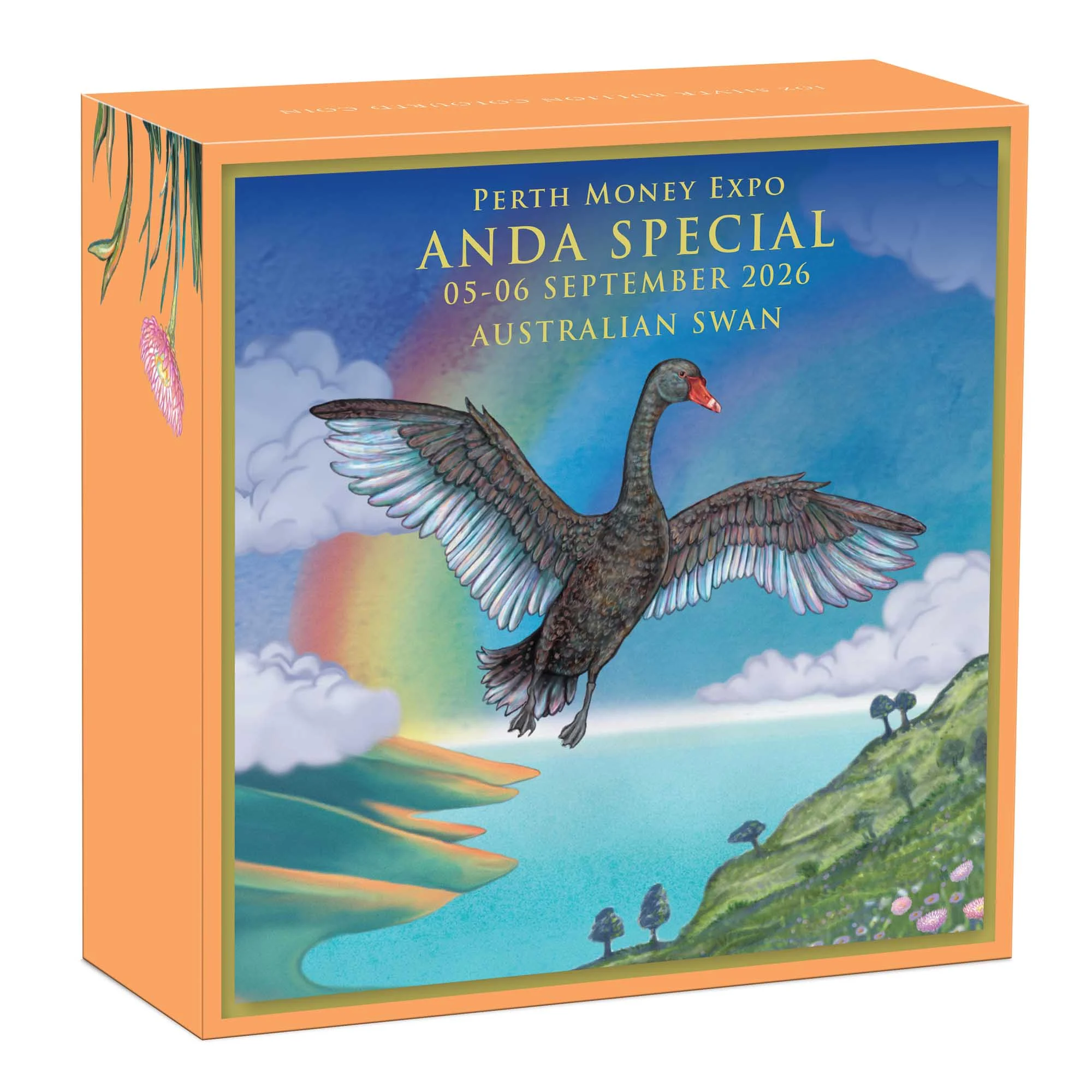 Australijski Łabędź / Perth Money Expo ANDA Special Australian Swan 2026 - 1 uncja srebra - obrazek 5