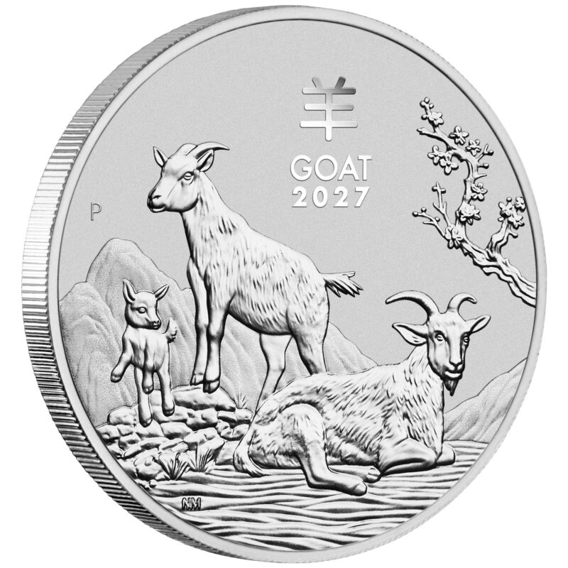 Lunar III –  Rok Kozy / Year of the Goat , 1uncja srebra, 2027 rok